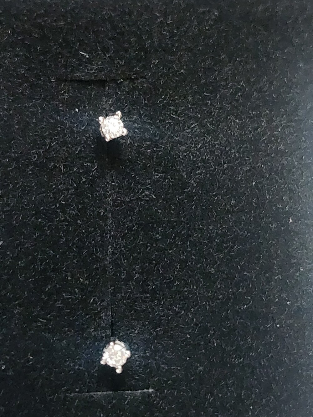 Men's Silver Cubic Zirconia Stud Earrings - #4